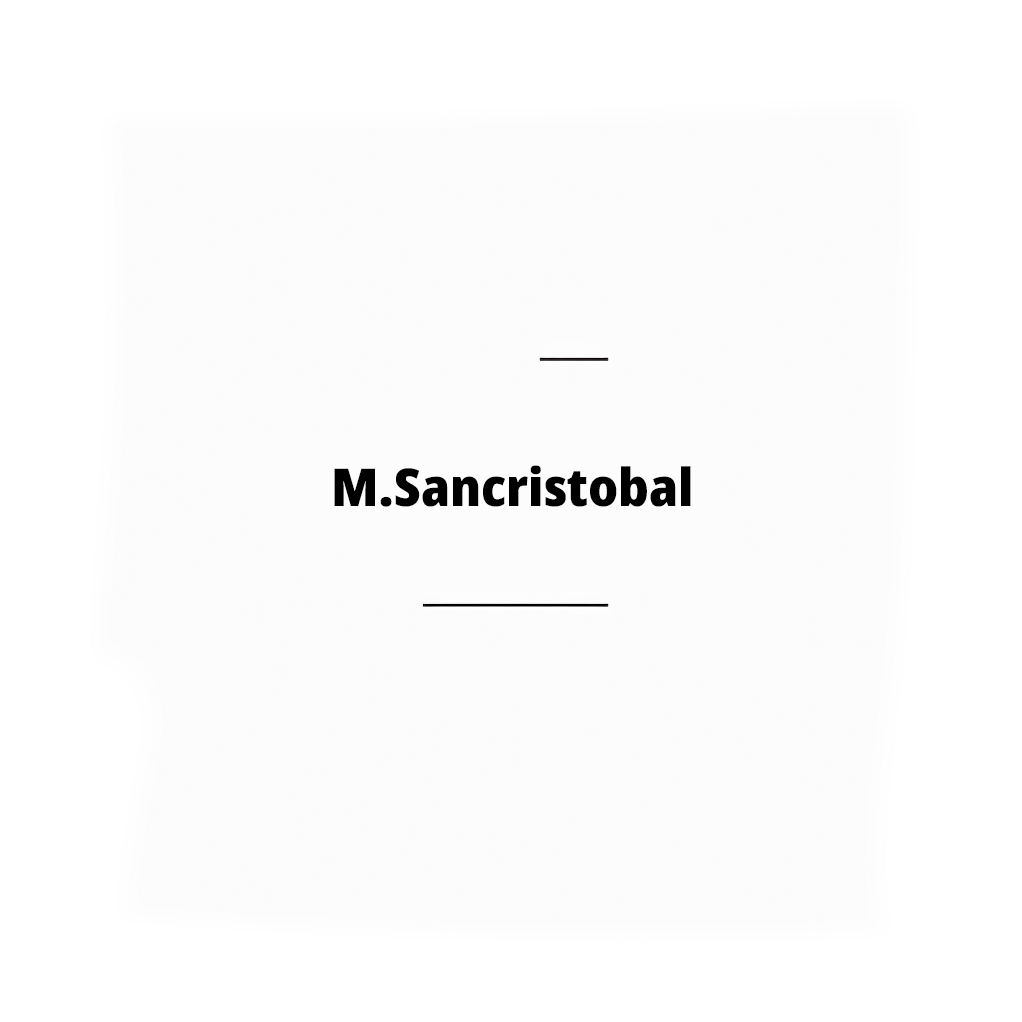 M.Sancristobal Logo